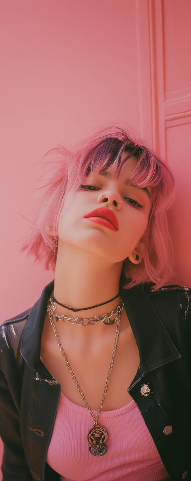 Pink Rebel Portrait