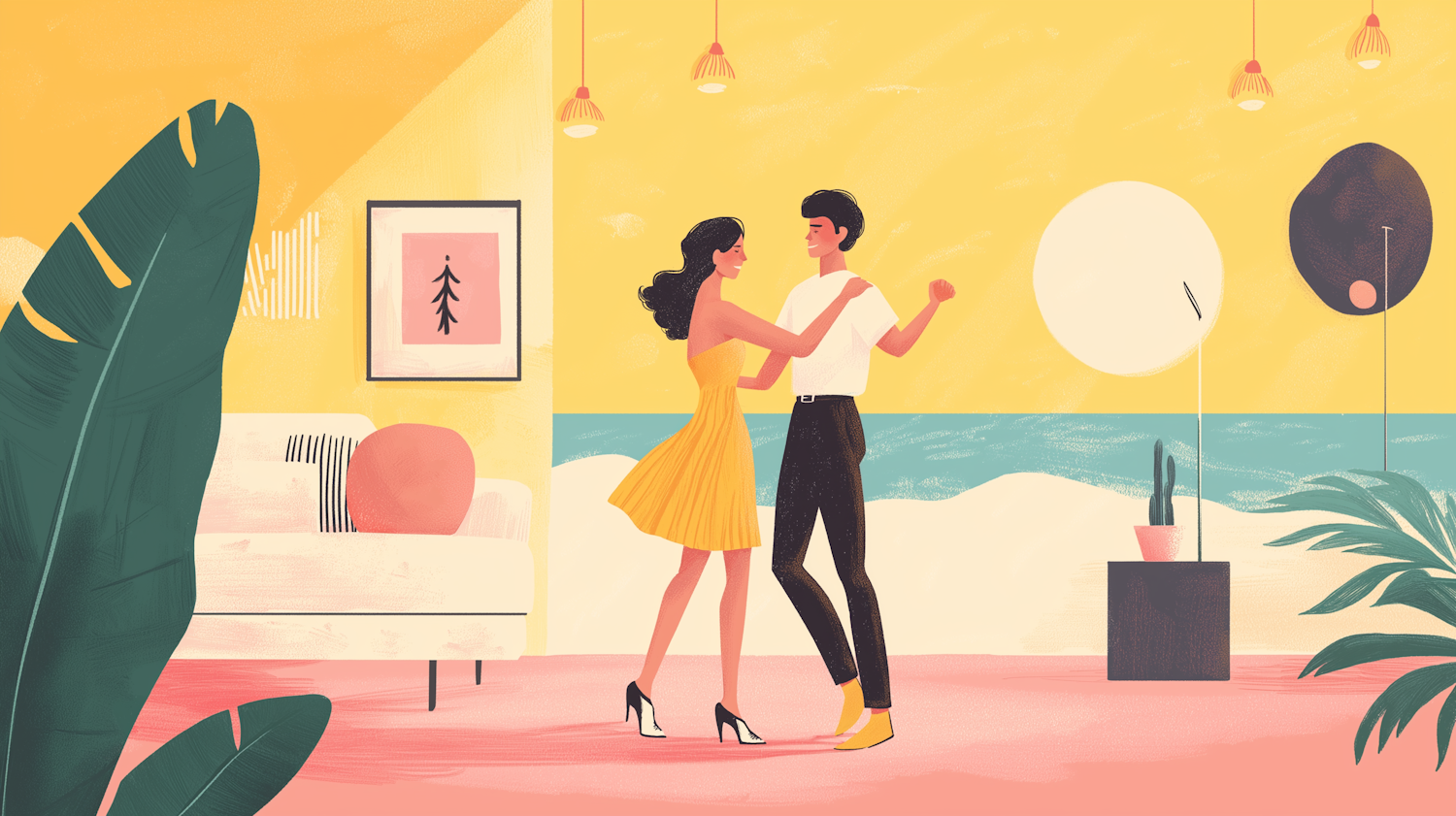 Couple's Dance at Home