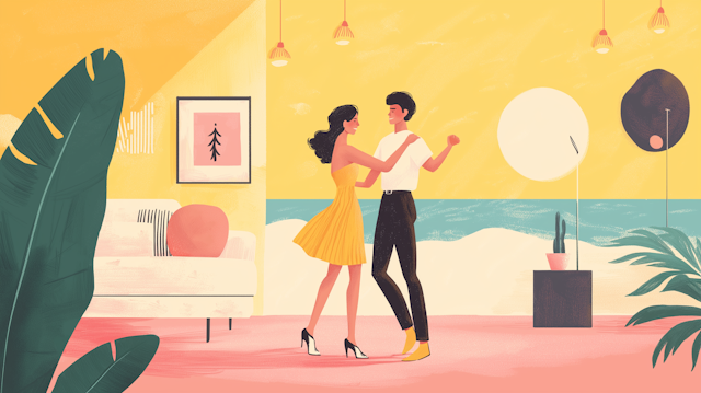 Couple's Dance at Home