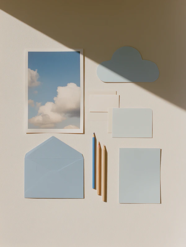 Minimalist Stationery Flatlay