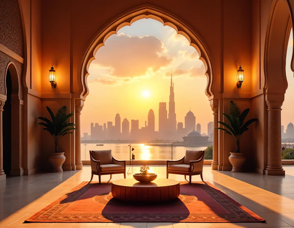 Luxurious Sunset Interior