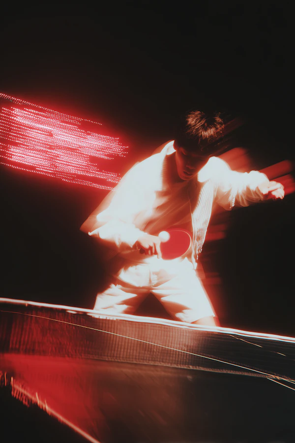 Table Tennis Action