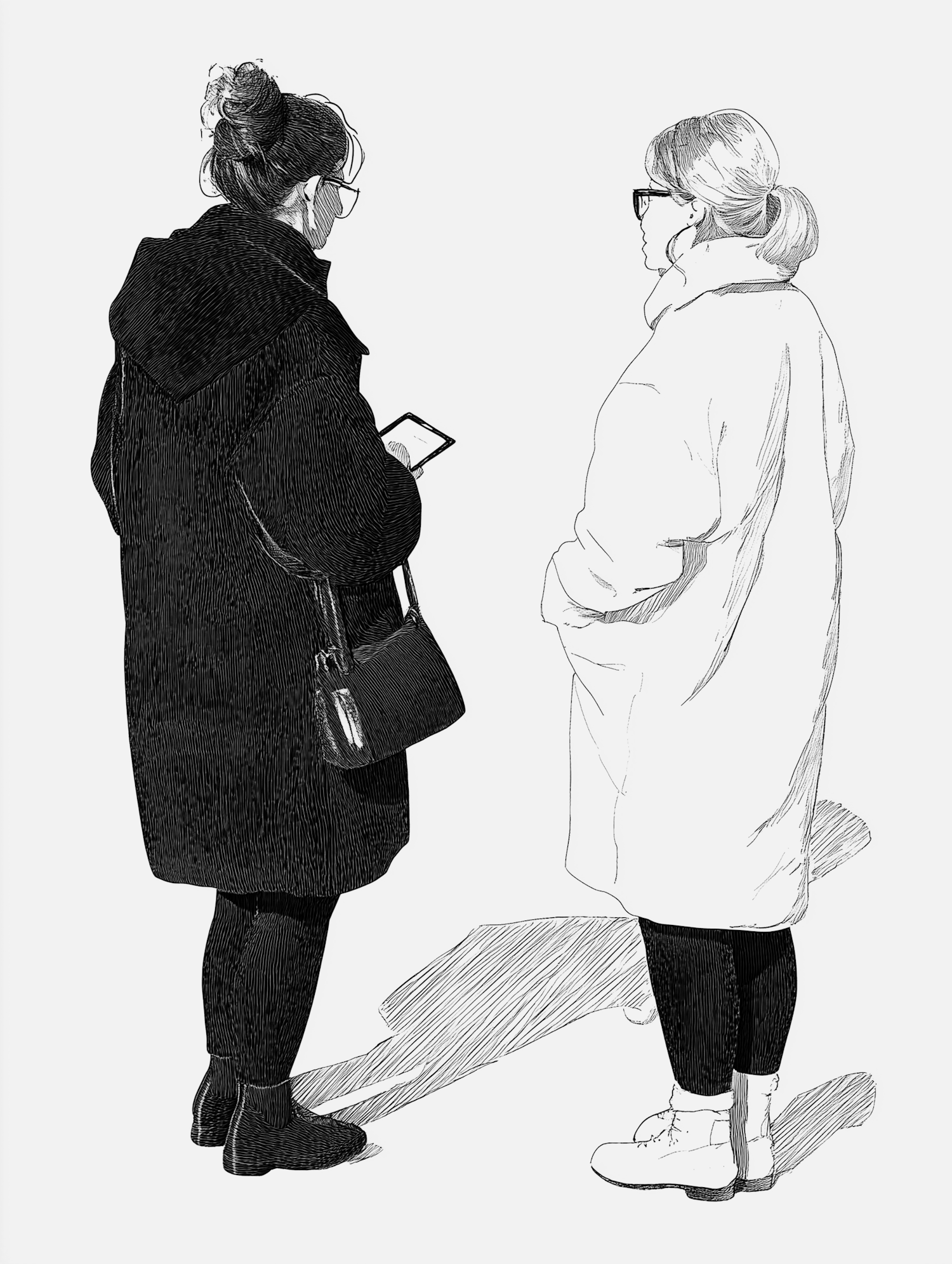 Two Individuals in Conversation