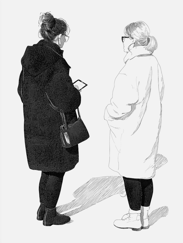 Two Individuals in Conversation