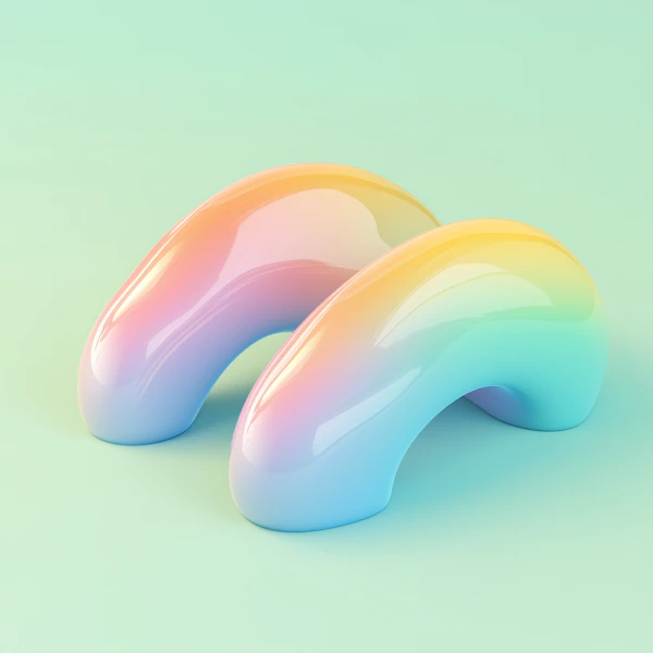 Abstract Pastel Arches