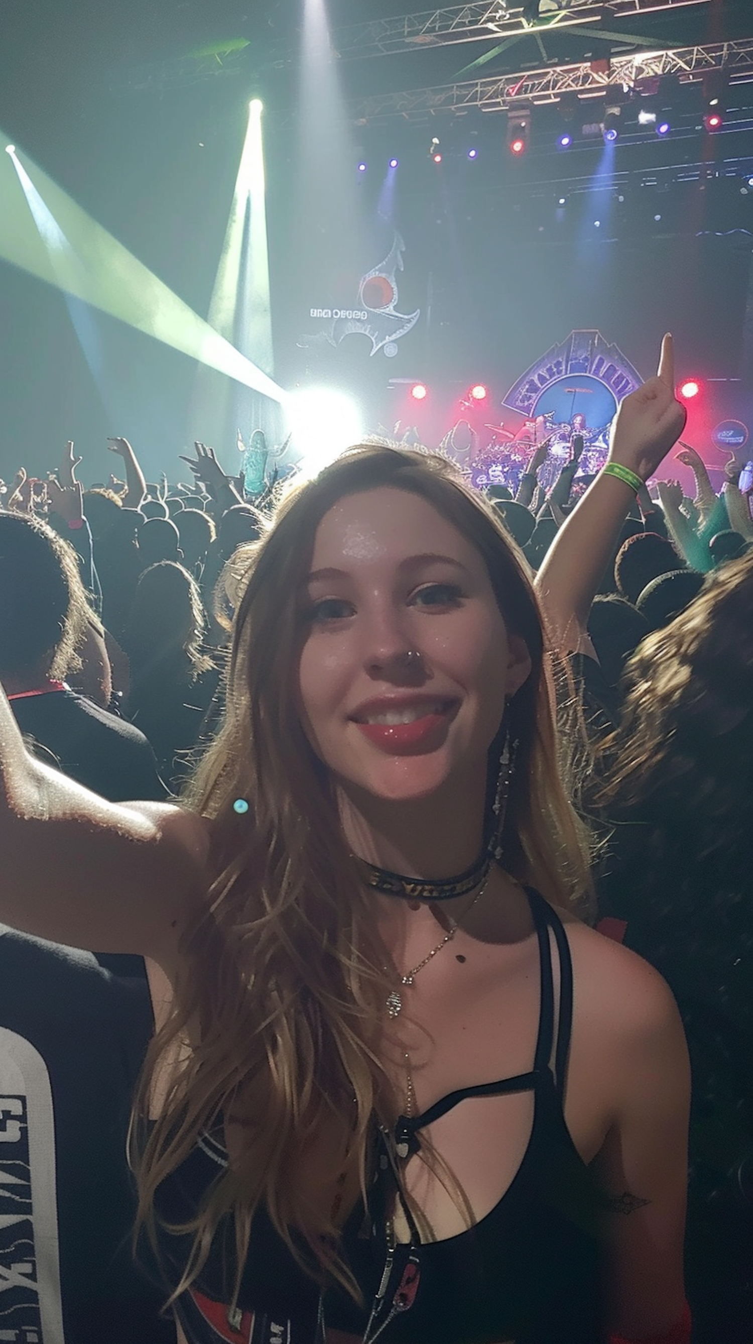 Young Woman at Concert