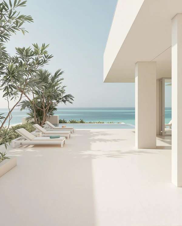 Modern Oceanfront Patio