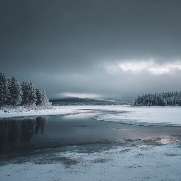 Serene Winter Landscape