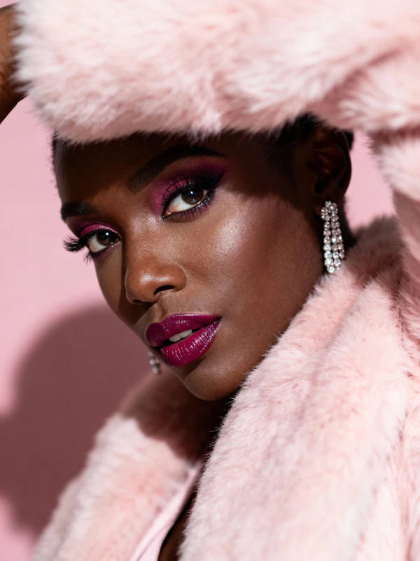 Stylish Pink Portrait