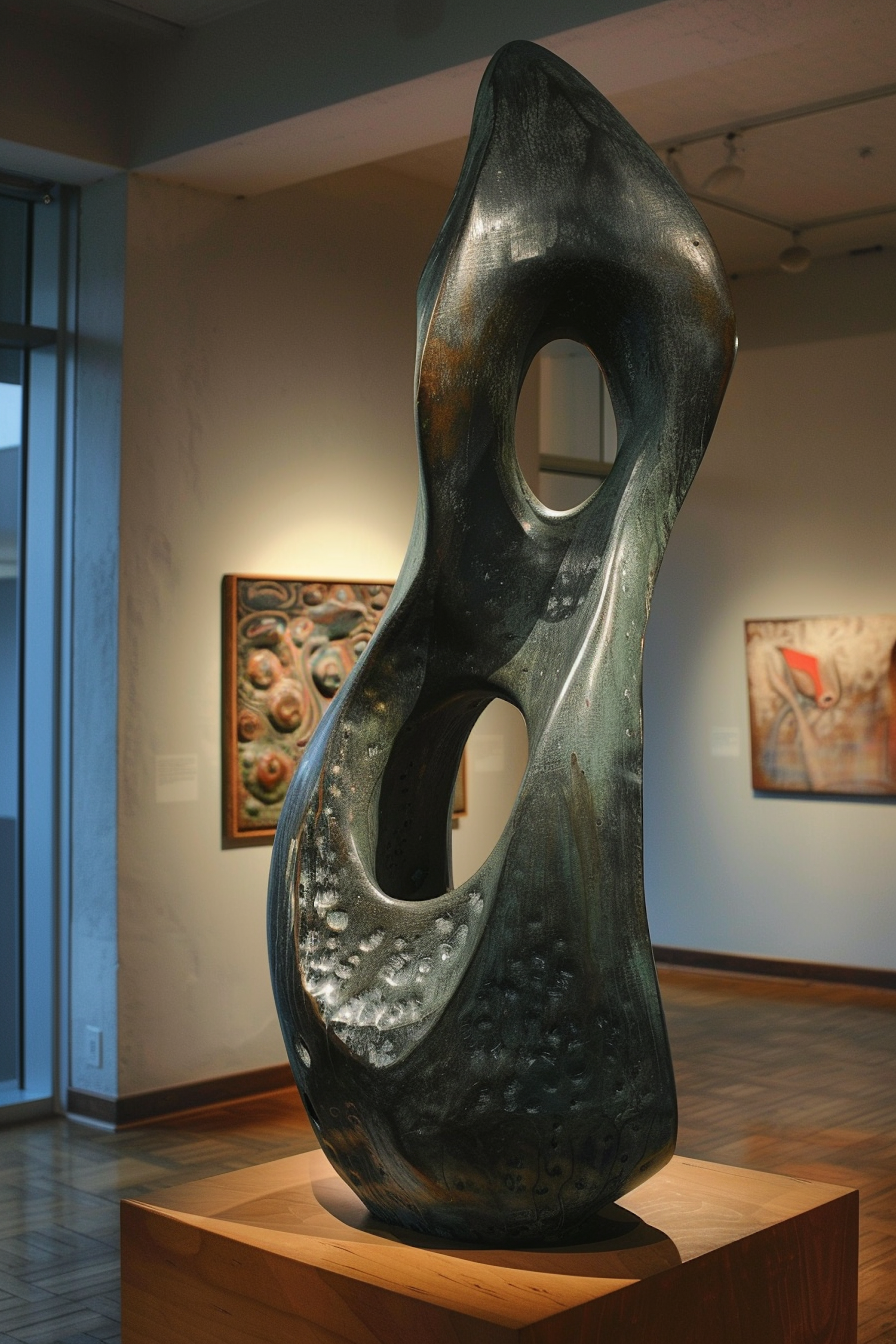 Sculpture in Art Gallery