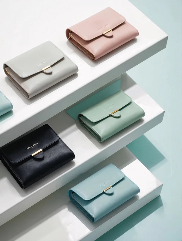 Pastel Leather Wallets