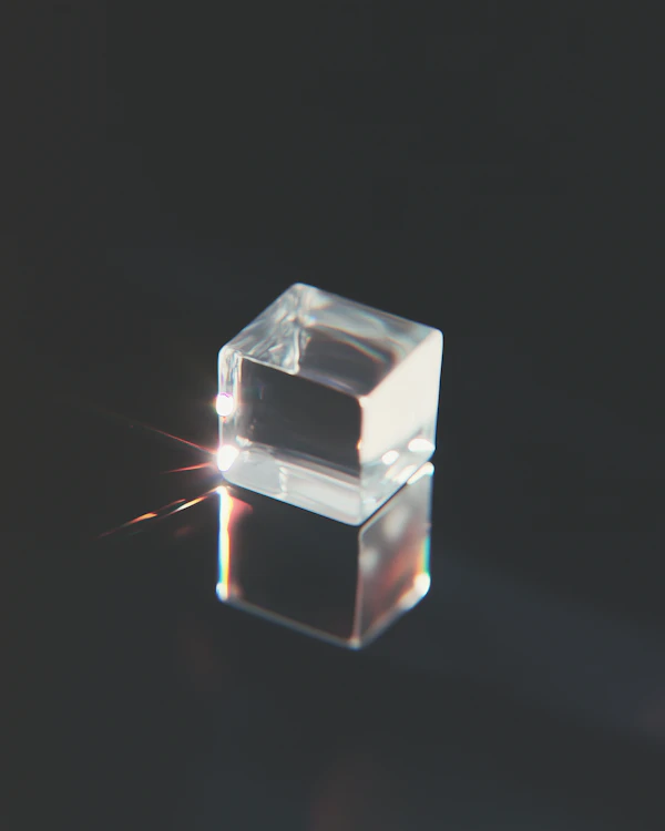Glass Cube Reflection