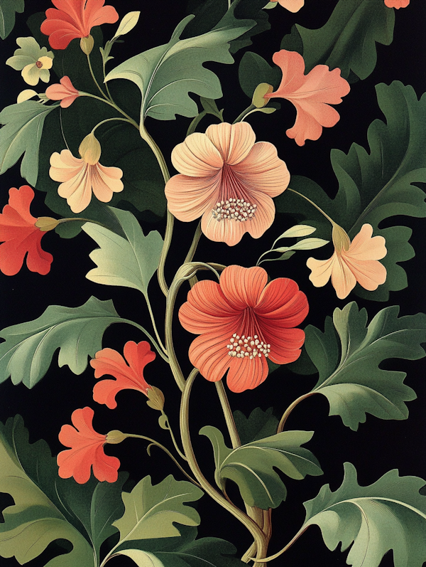 Vibrant Floral Illustration