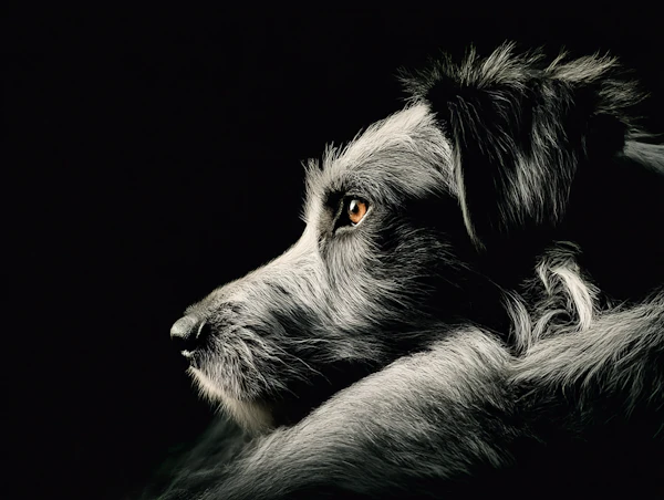 Dramatic Dog Portrait