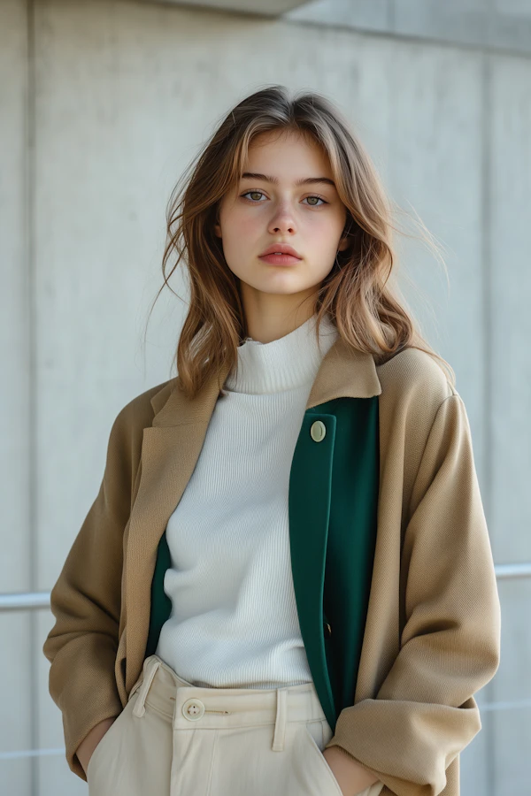 Modern Elegance Portrait