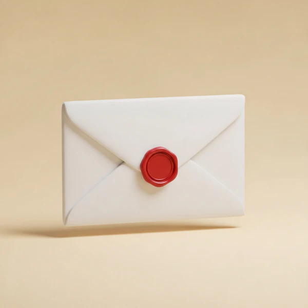 Elegant Wax-Sealed Envelope
