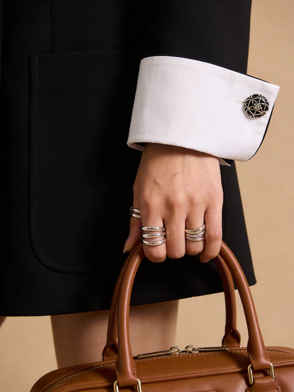 Handbag and Rings