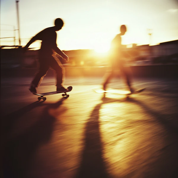 Golden Hour Skateboarding