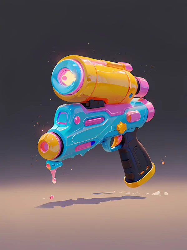 Colorful Toy Water Gun