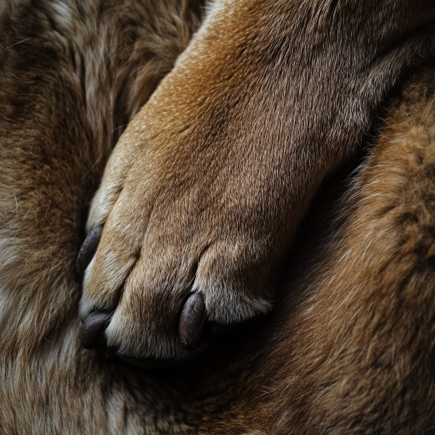 Close-up of a Feline Paw