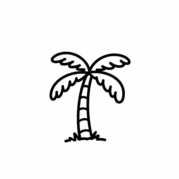 Palm Tree Sketch