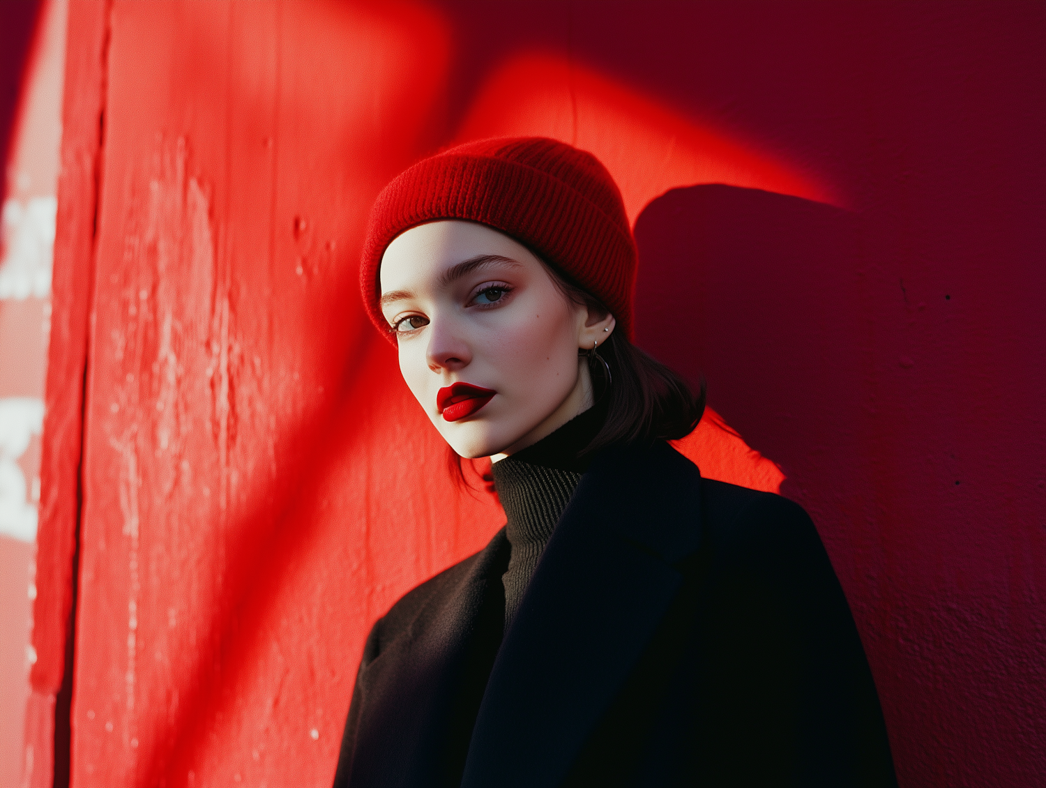 Red Beanie Portrait