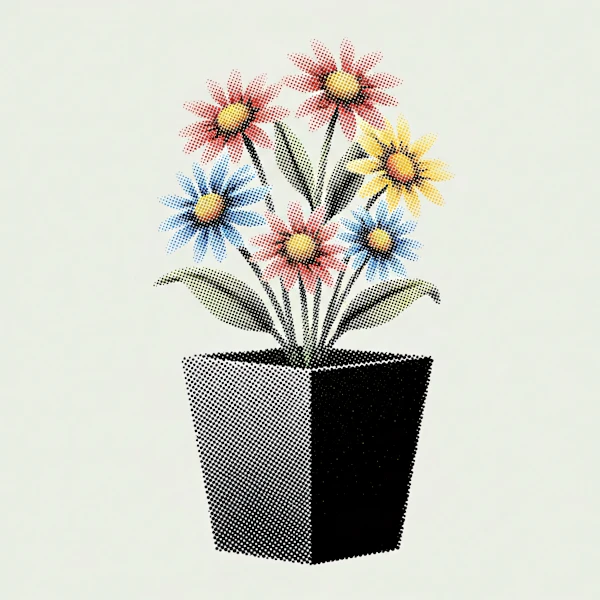 Stylized Potted Plant