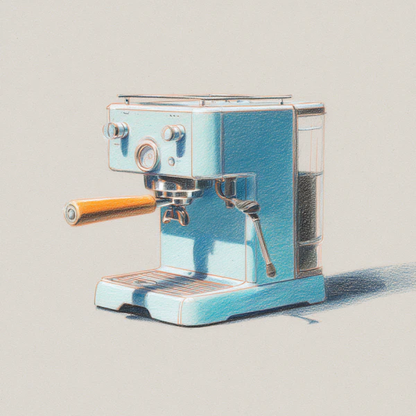 Retro Espresso Machine
