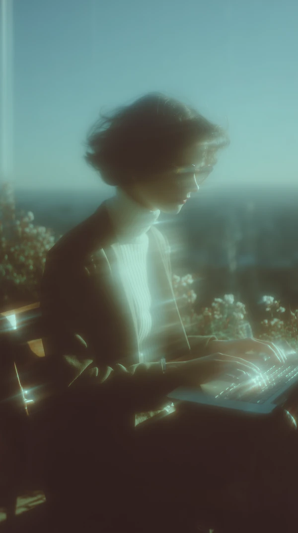 Dreamy Outdoor Work Scene
