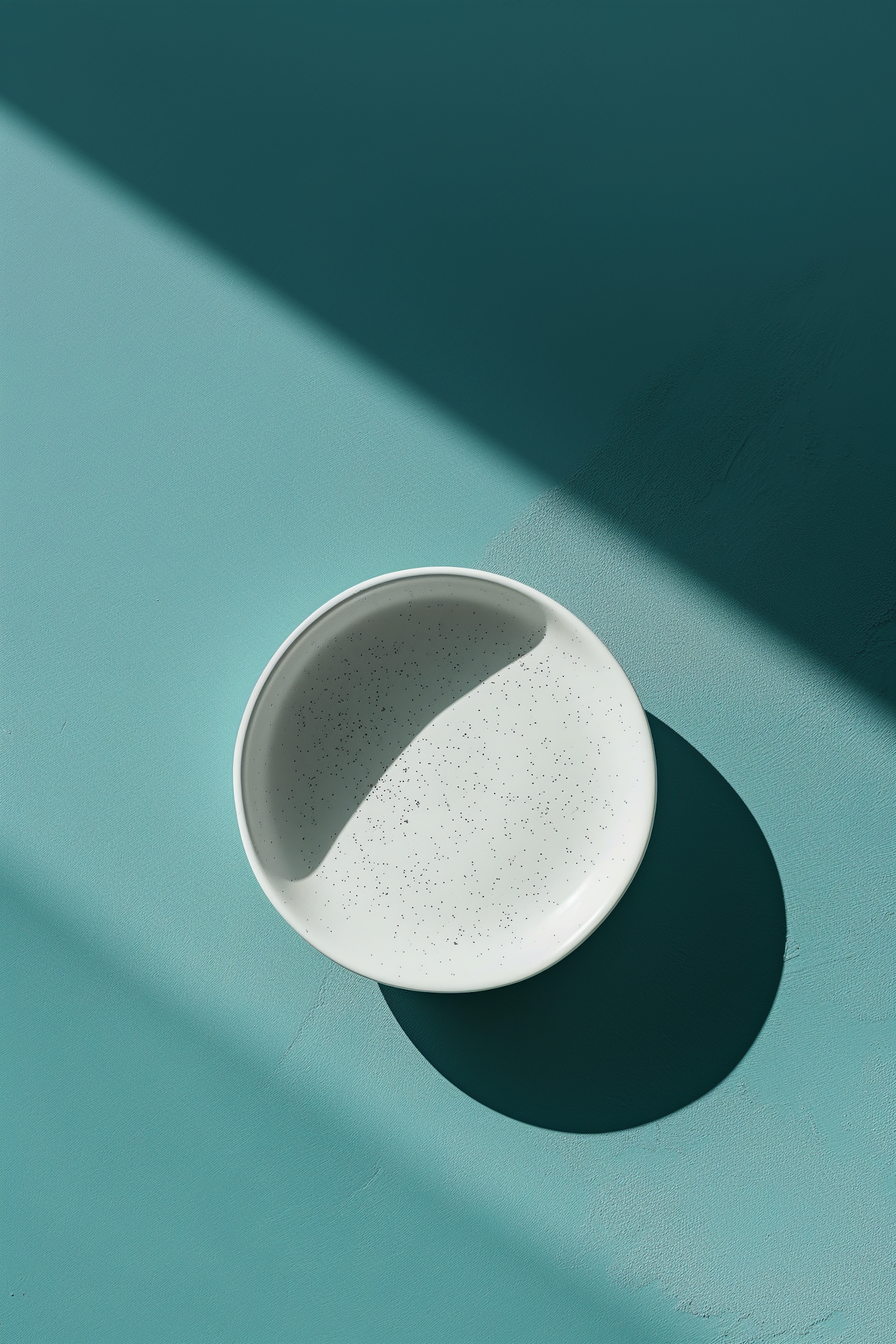 Minimalist Ceramic Bowl with Shadow