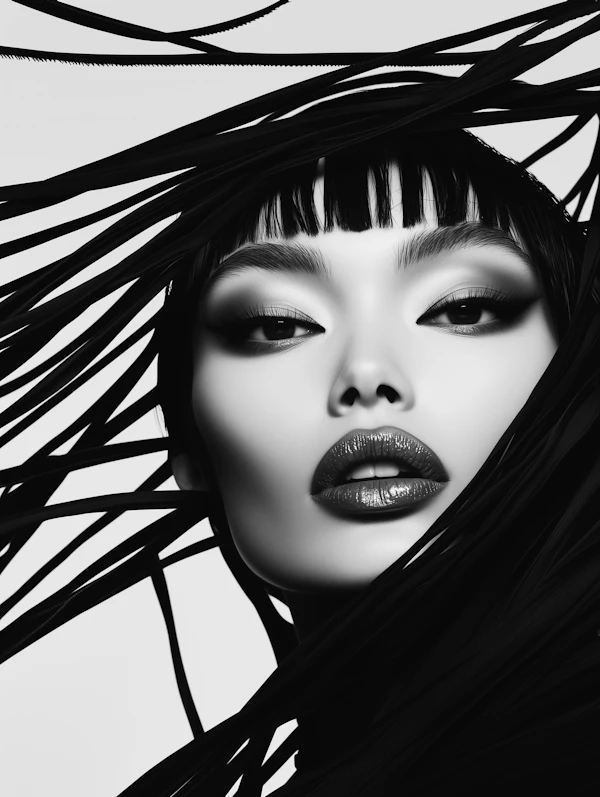 Striking Monochrome Portrait