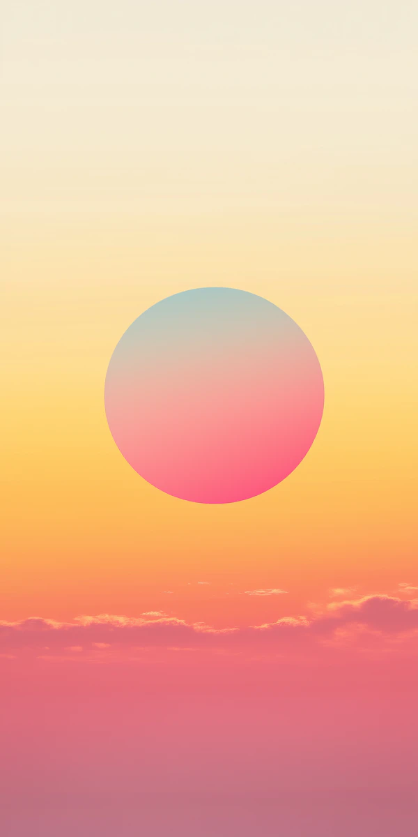 Surreal Gradient Circle