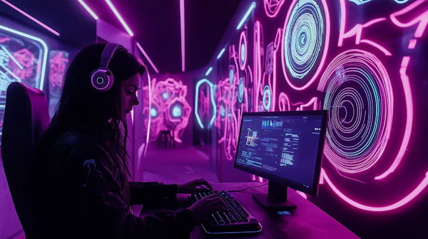 Tech-Savvy Workspace