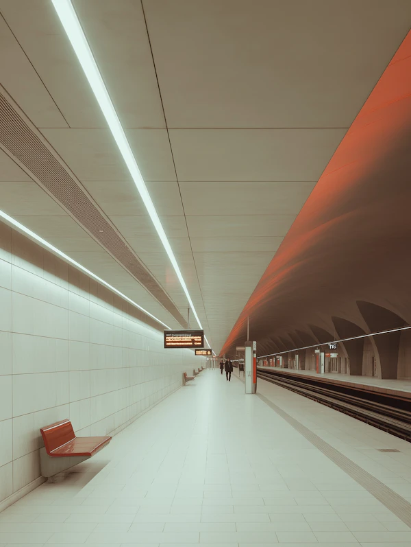 Modern Subway Station