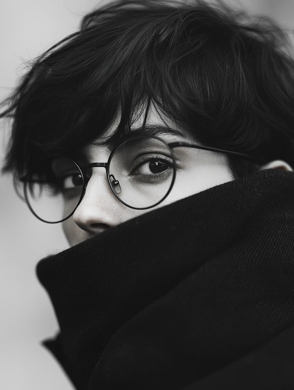Monochrome Intense Portrait