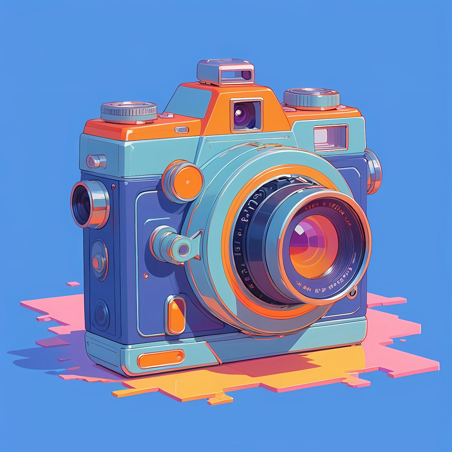 Stylized Retro Camera