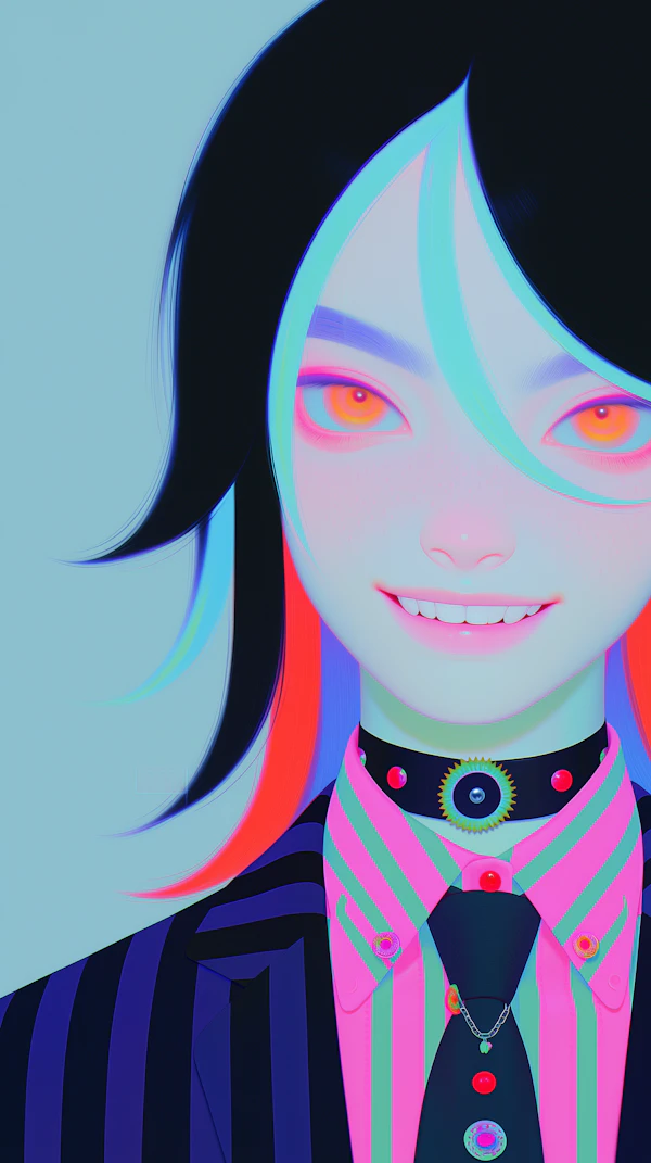 Neon Persona Portrait