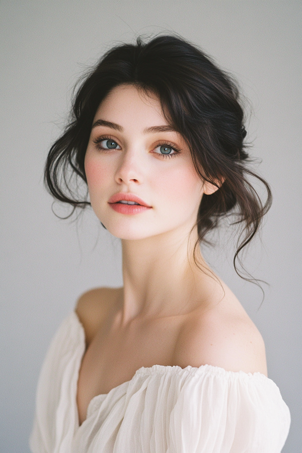 Serene Portrait of Young Woman