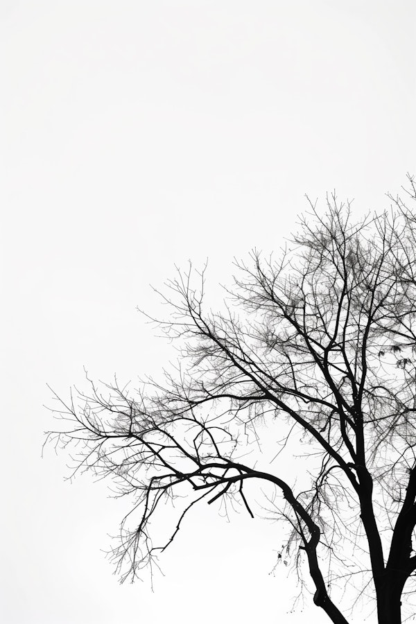 Bare Tree Silhouette