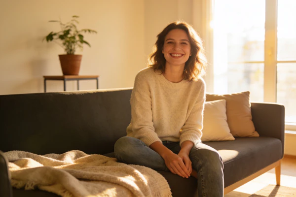 Cozy Living Room Portrait