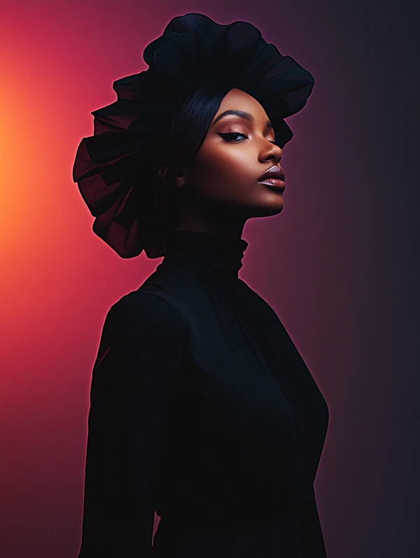 Elegant Black Portrait