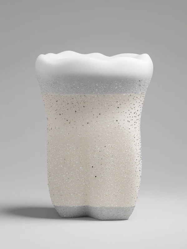 Frothy Ceramic Vase