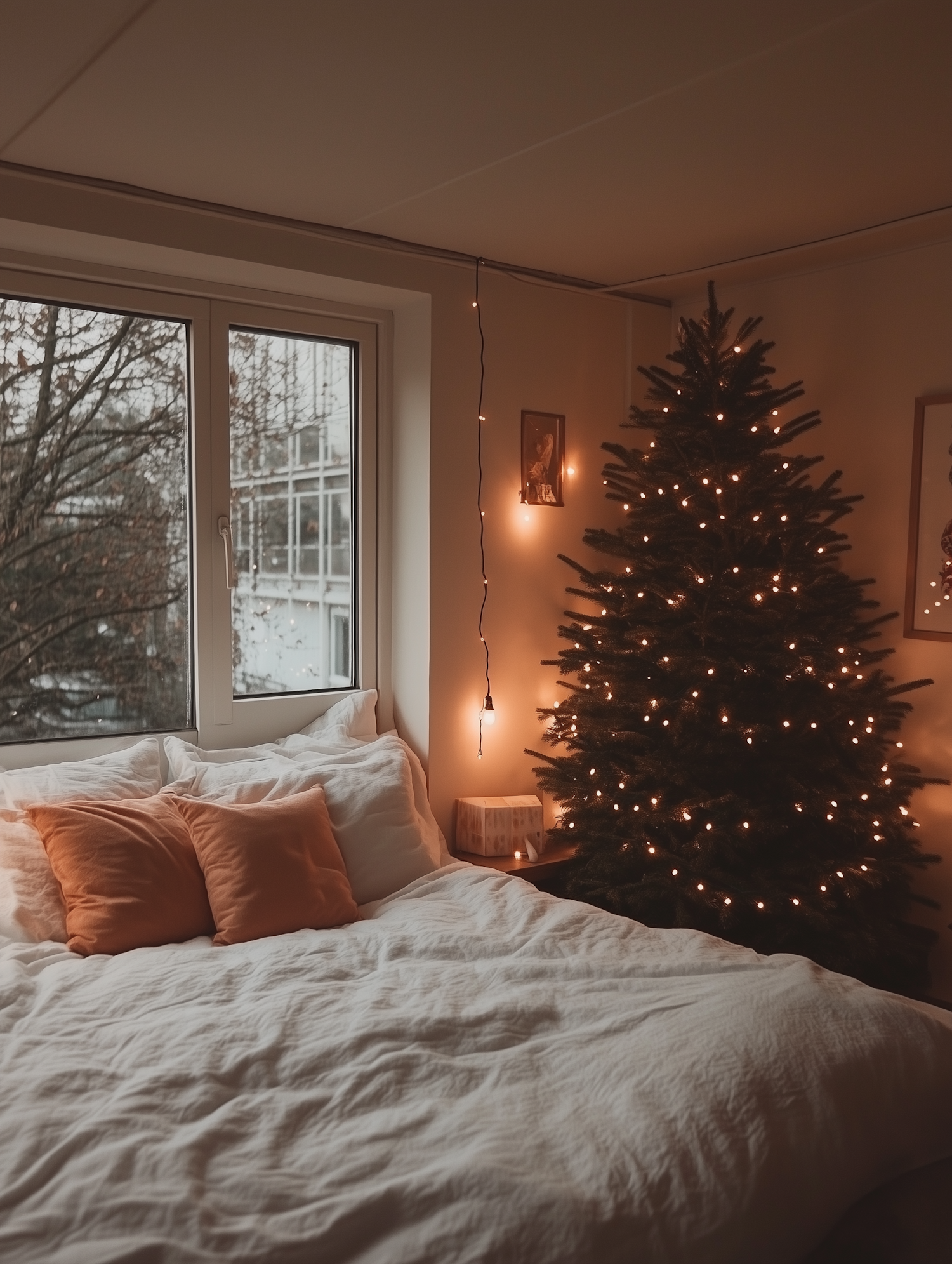 Cozy Christmas Bedroom