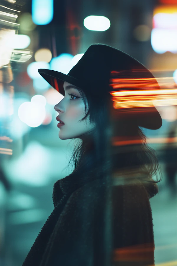 Contemplative Urban Portrait