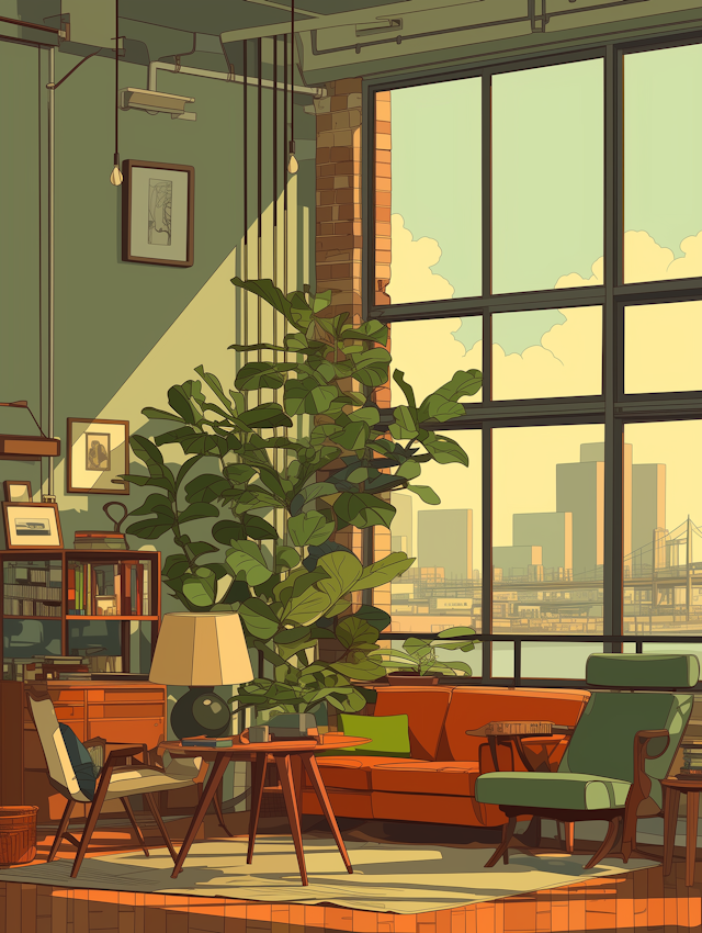 Cozy Sunlit Interior