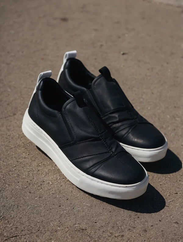 Minimalist Black Sneakers