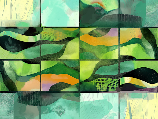 Abstract Geometric Mosaic