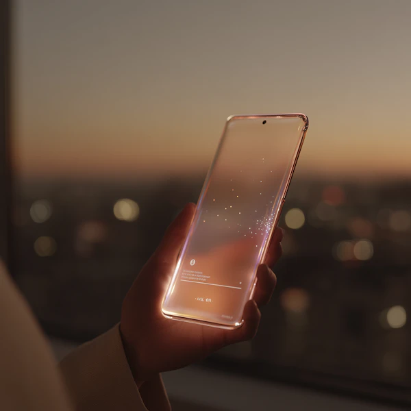 Futuristic Smartphone Display