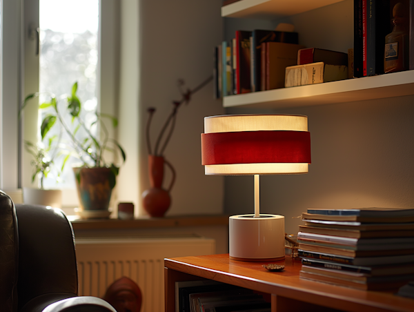 Cozy Indoor Study Corner with Lamp