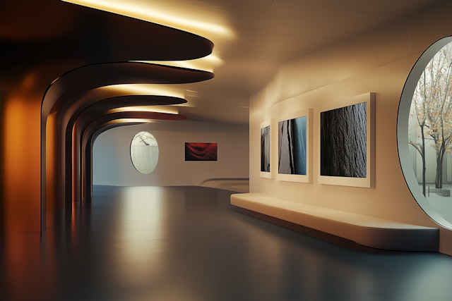 Modern Art Gallery Interior